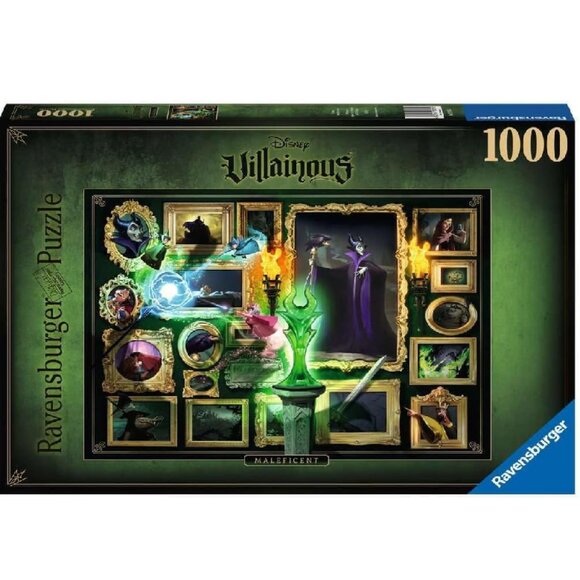 New sealed Ravensburger 1000pcs Adult Puzzle -Disney Villainous: Maleficent - Picture 1 of 16